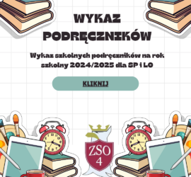 Wykaz szkolnych podręczników